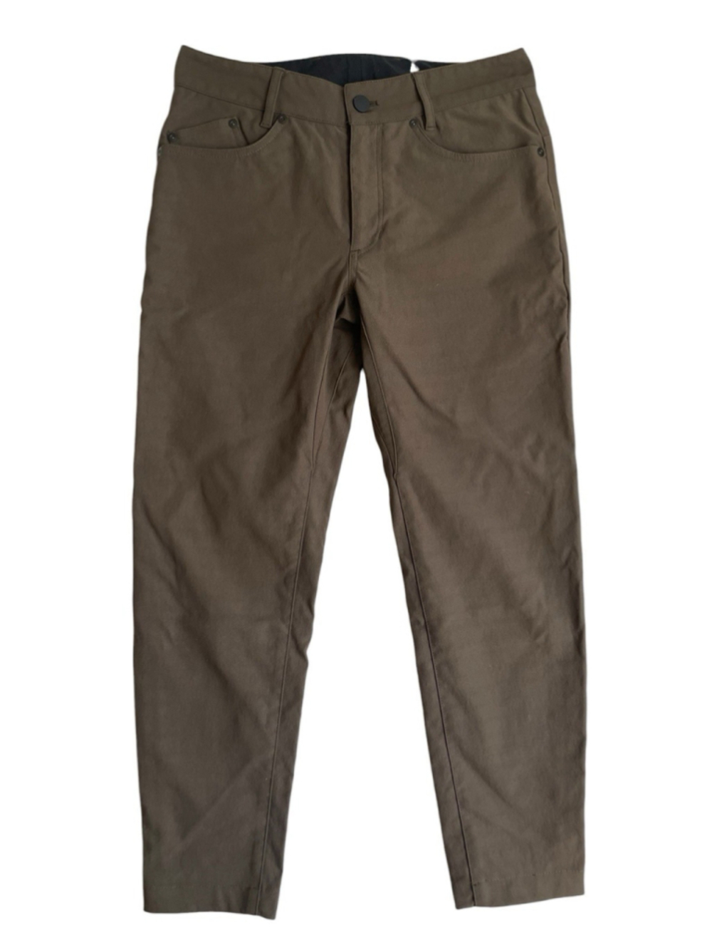 Outlier Pants Size 28X25 Strong Dungarees Strongtwill Dark Olive Brown Unisex